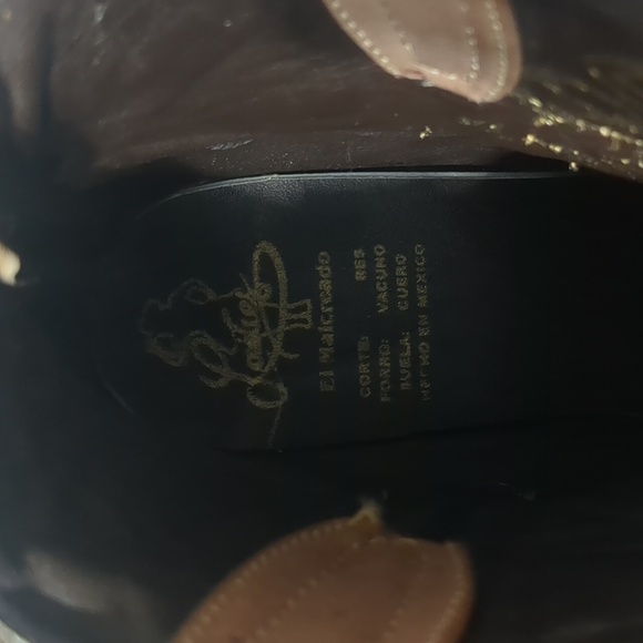 El malcreado women's brown leather western  new boots size 7  Ankle boots - Picture 7 of 14